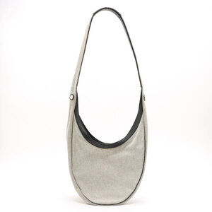 Hermes Sac Le Co MM Toile H Leather Shoulder Bag Handbag for Women